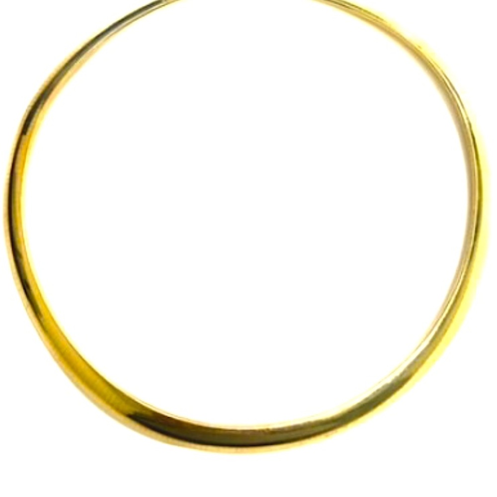 14K Omega Choker Solid Yellow Gold Necklace 51.6 Grams - Picture 2 of 7